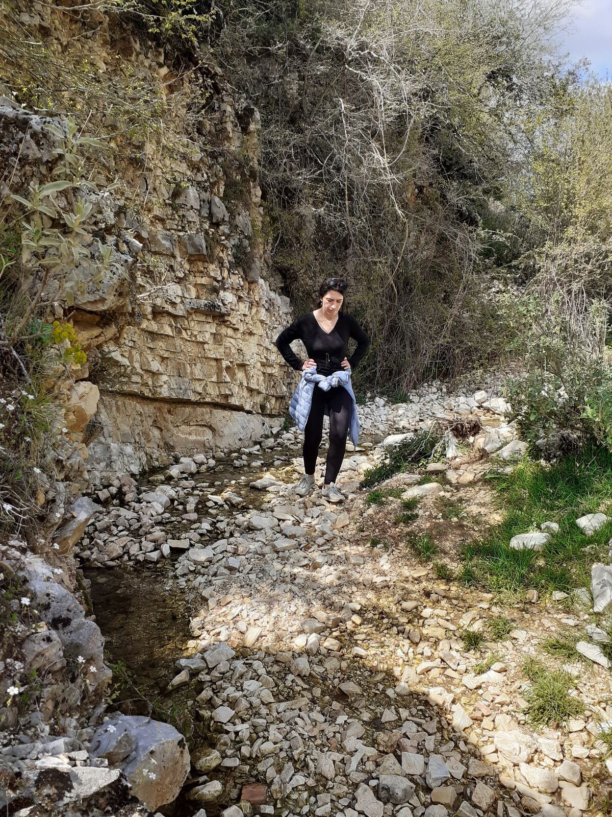 Limestone canyon terrain in southern Albania